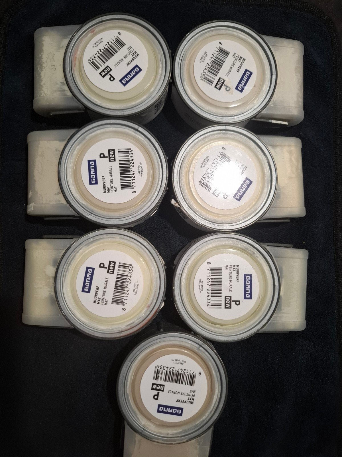 Gamma Muurverf Testers - Diverse Kleuren en Types, Minder dan 5 liter, Ophalen of Verzenden, Gebruikt, Beige