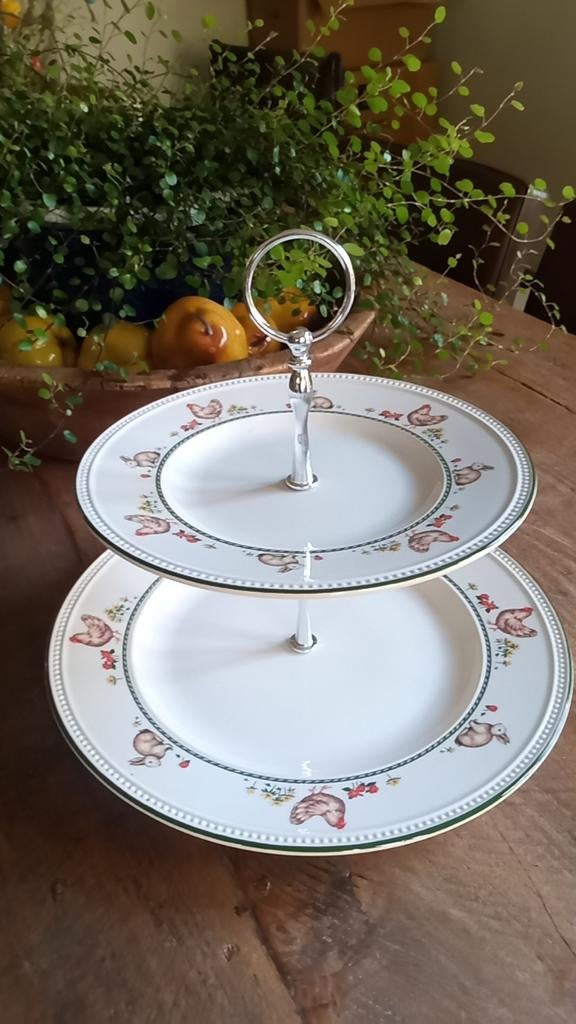 wedgwood windsor springtime etagère nieuw, Ophalen of Verzenden, Nieuw