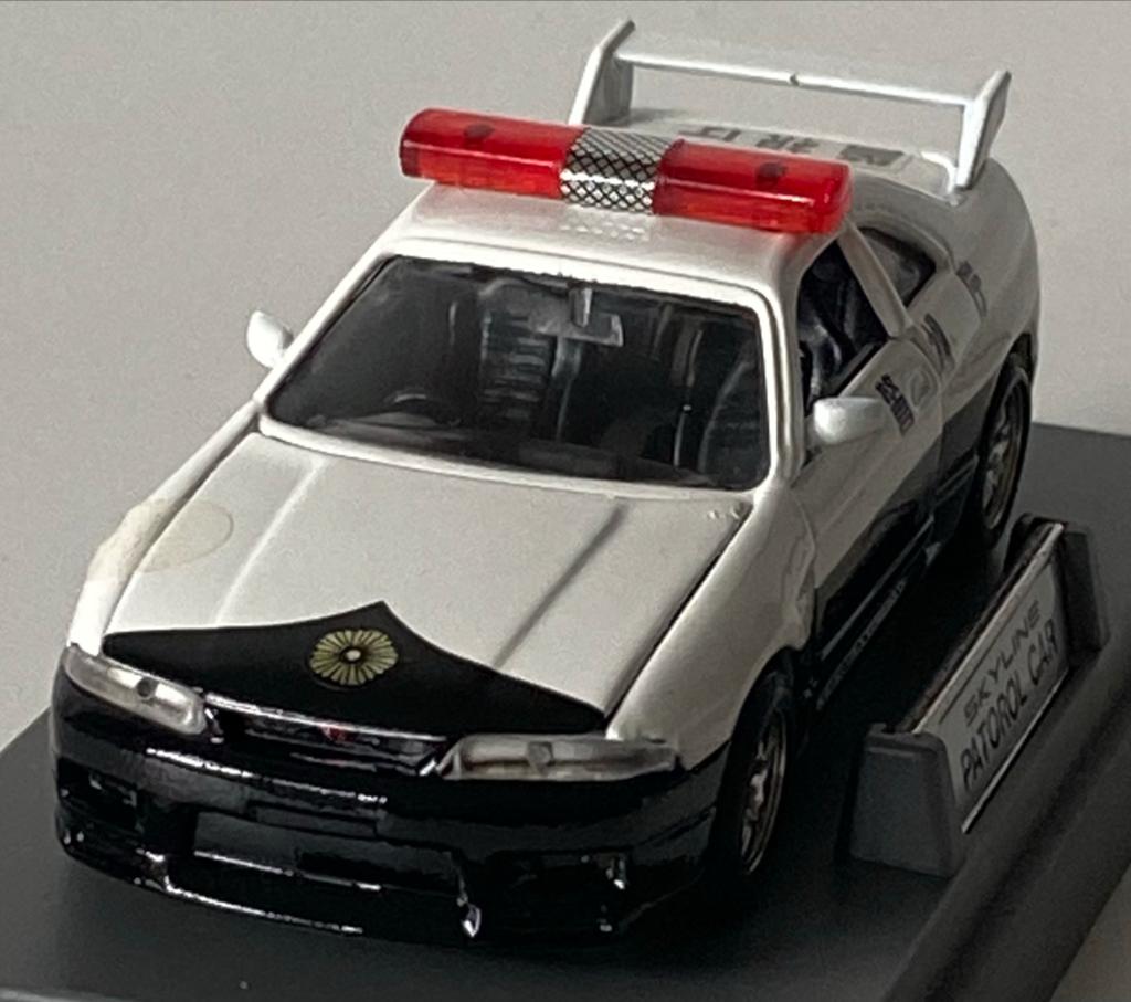 Mtech Nissan Skyline R33 Politie Patrol Car Modelauto, Ophalen of Verzenden, Zo goed als nieuw, Auto, Overige merken