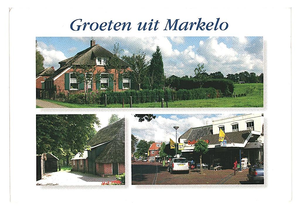 36567 Markelo OV 80 + Gelopen met postzegel, Verzenden, 1980 tot heden, Gelopen, Overijssel