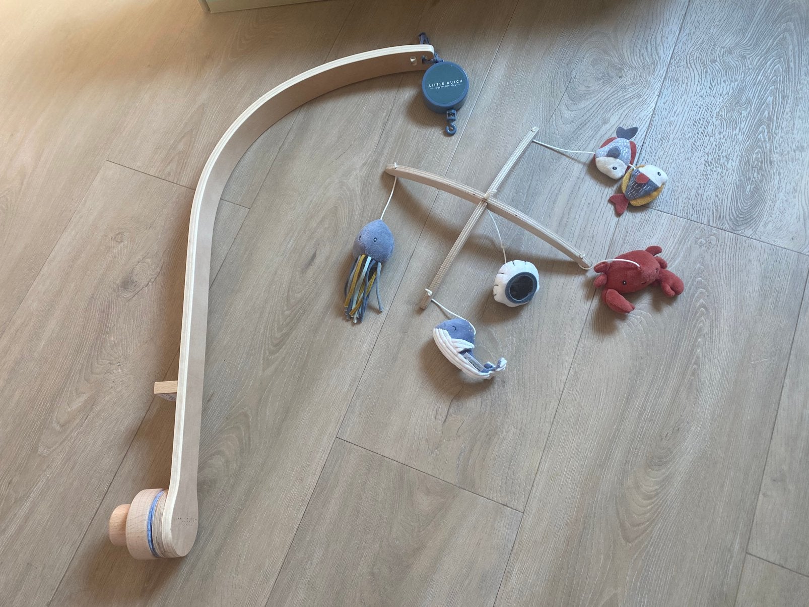 Little Dutch ocean blue prachtige muziek mobiel, Ophalen, Zo goed als nieuw, Overige vormen