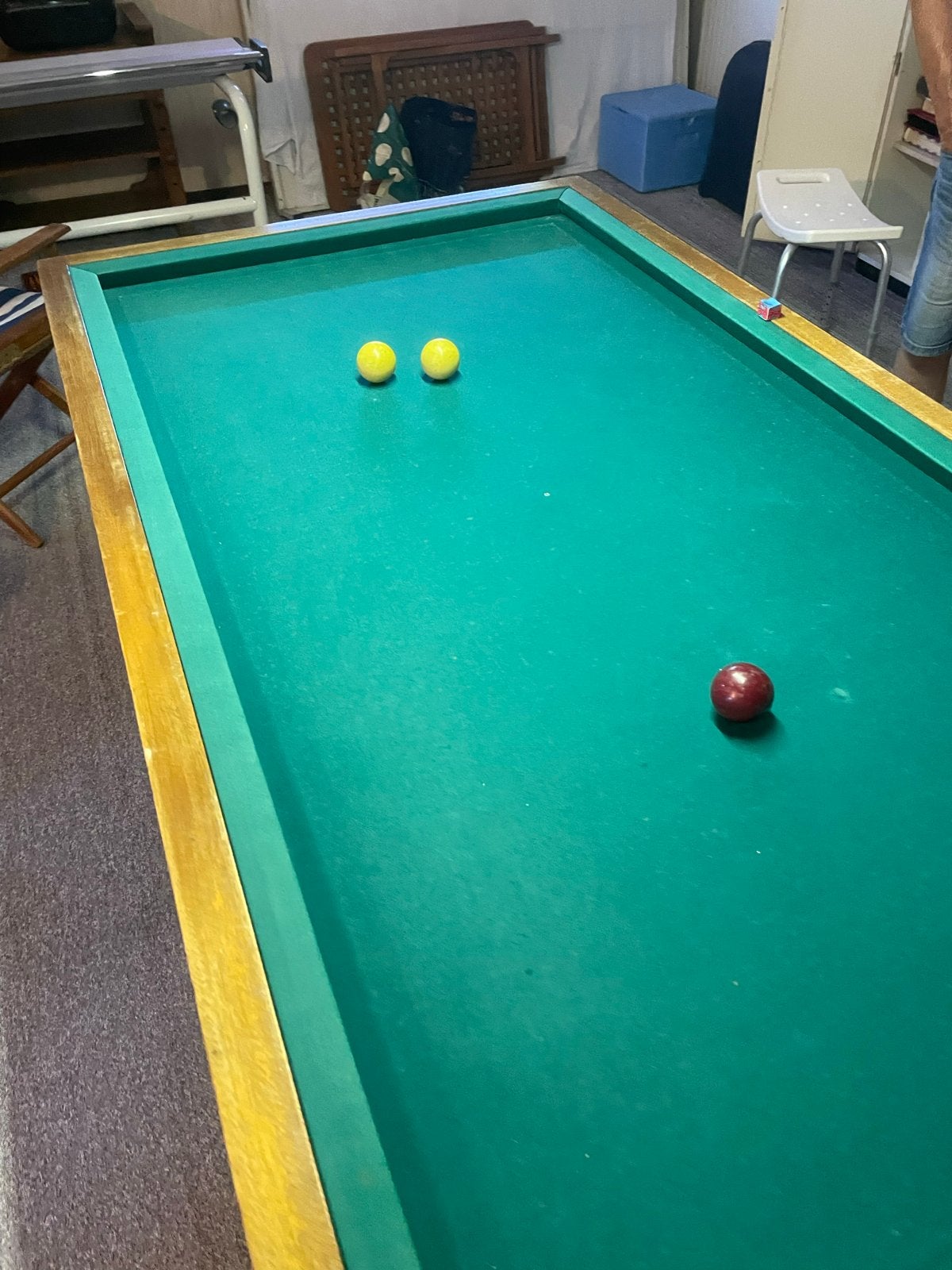 Wilhelmina Biljarttafel / Pooltafel - Vintage - Compleet, Ophalen, Gebruikt, Biljarttafel