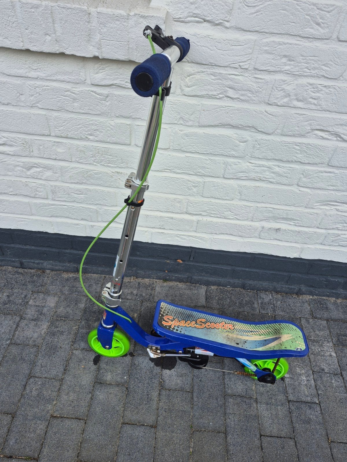 Space Scooter Junior - Blauw/Groen, Fietsen en Brommers, Ophalen, Gebruikt, Gewone step, Space Scooter