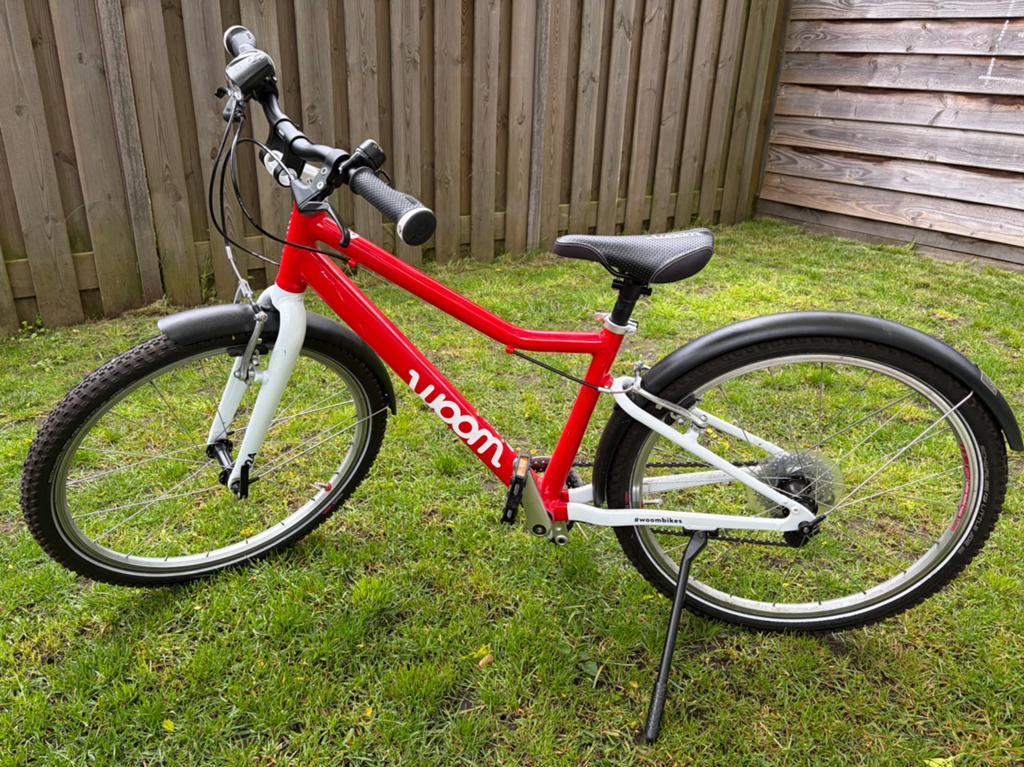 Woom 5 Rood, Ophalen, Zo goed als nieuw, 20 inch of meer