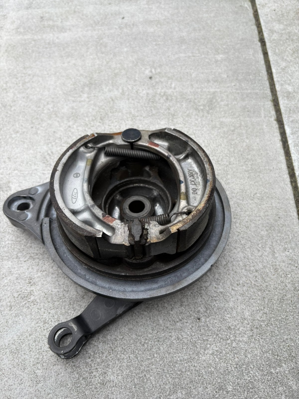 Remtrommel honda mb, Ophalen