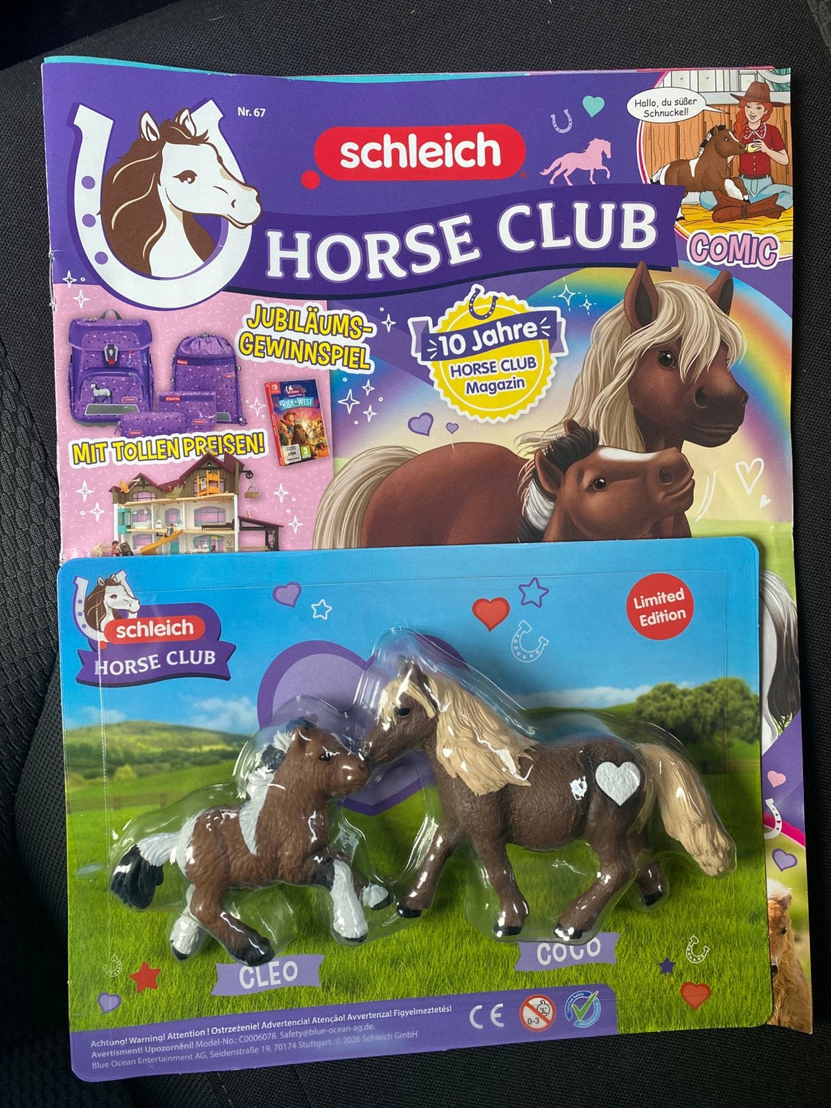 Schleich Horse Club Shetlanders Cleo en Coco, Ophalen of Verzenden, Zo goed als nieuw, Paard, Beeldje of Figuurtje
