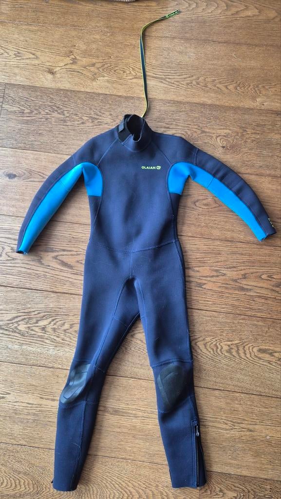 Wetsuit (full suit) voor kinderen (ca. 10 jaar) - OLAIAN, Wetsuit, Gebruikt, Kind, Ophalen of Verzenden