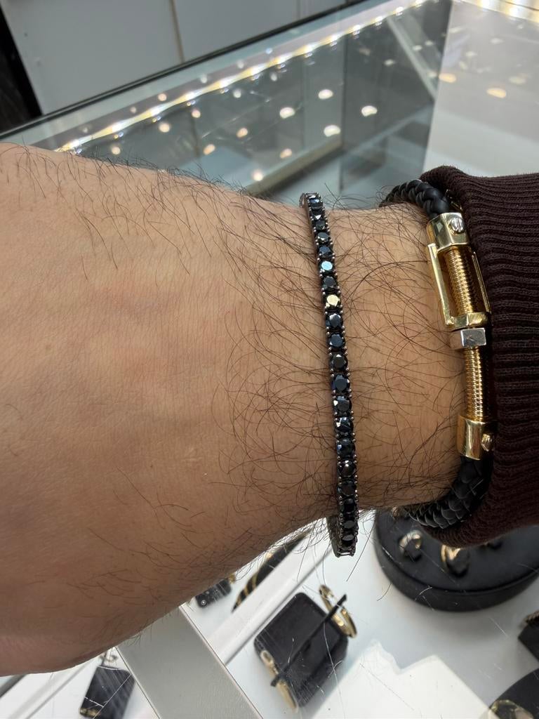 14k tennisarmband, Ophalen of Verzenden, Nieuw, Goud