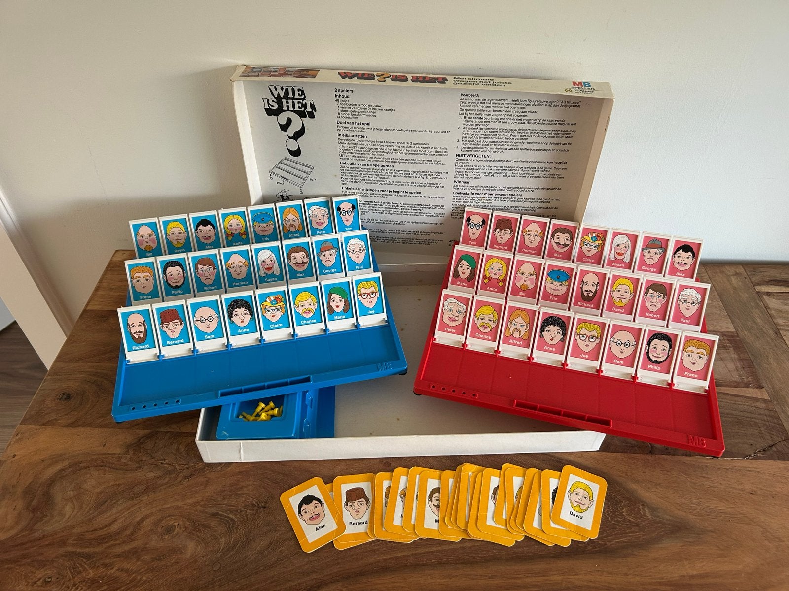 Wie is het? - Klassiek raadspel van MB Spellen, Hobby en Vrije tijd, Een of twee spelers, Ophalen of Verzenden, Gebruikt