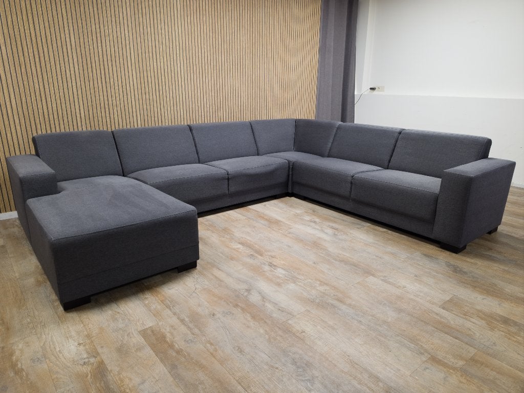 Zeer Mooi Groot Antraciet U Bank !!!, Info@banxtel.nl, 3194DC, U Bankstel, Overige maten