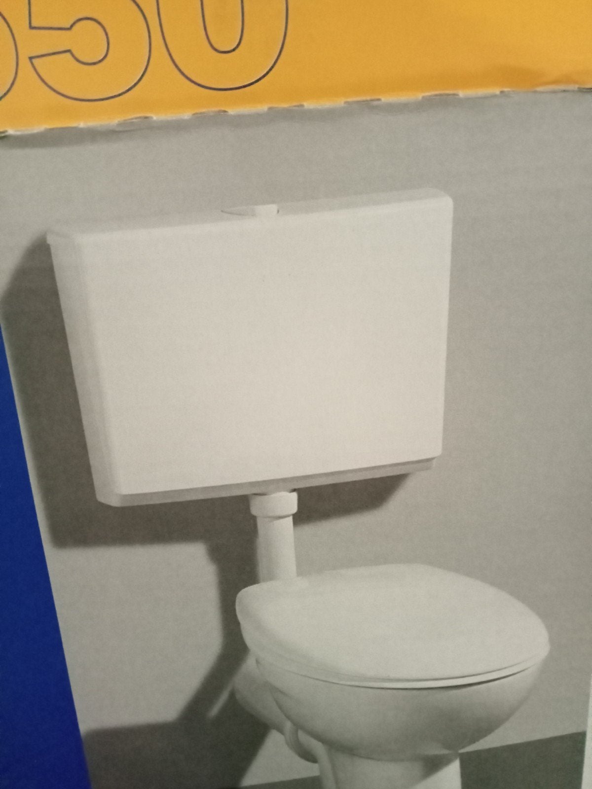 WISA 550 Toilet Reservoir - Zeer Plat en Waterbesparend ui, Ophalen, Nieuw, Toilet