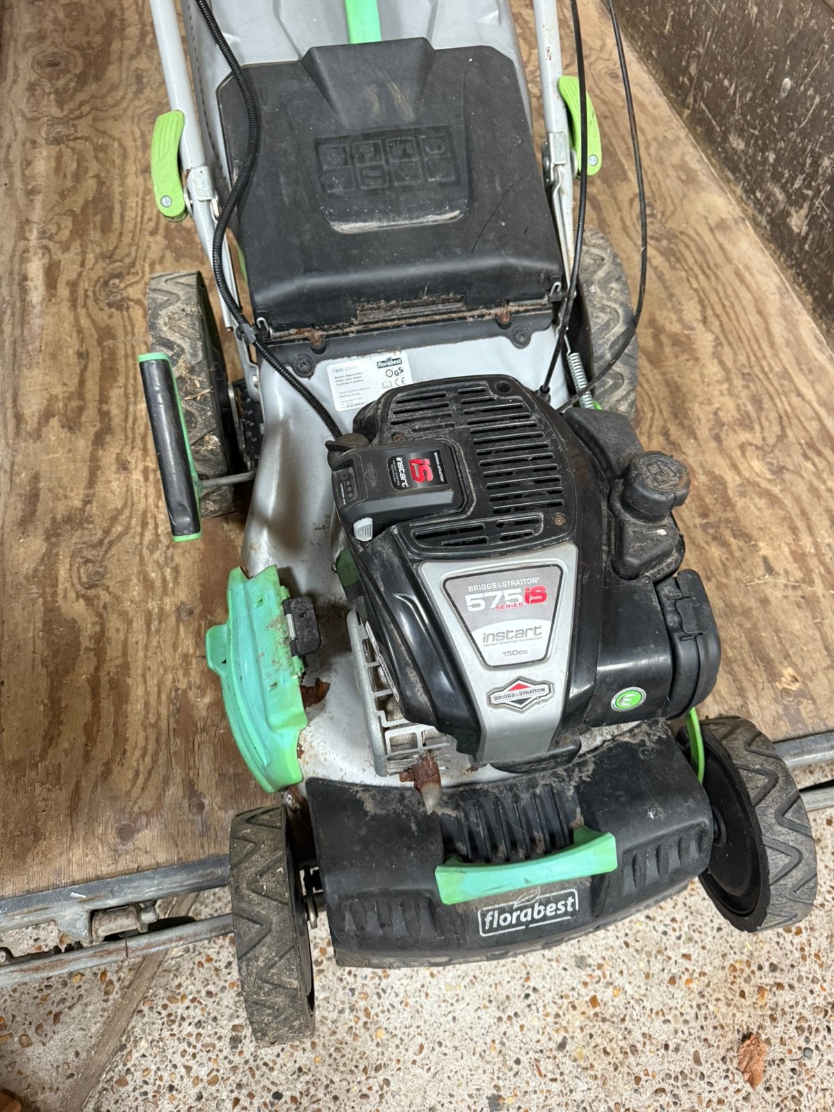 Florabest briggs en stratton loopmaaier, Ophalen, Gebruikt