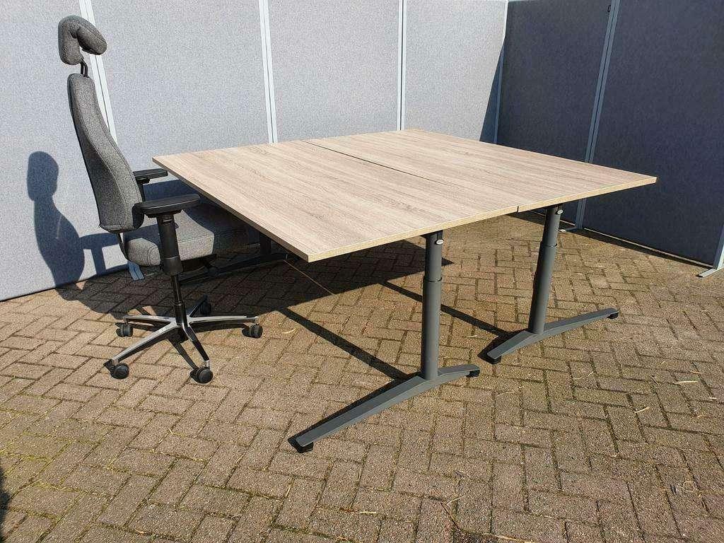 Werndl verstelbaar bureau met nieuw blad 180x90 of 200x100, Overige typen, In hoogte verstelbaar, Ophalen of Verzenden, Zo goed als nieuw