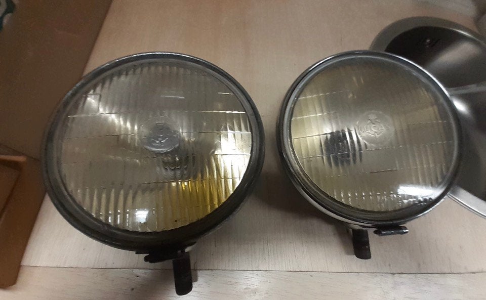 LUCAS oldtimer schijnwerpers/mistlampen, Auto-onderdelen, Ophalen of Verzenden, Gebruikt