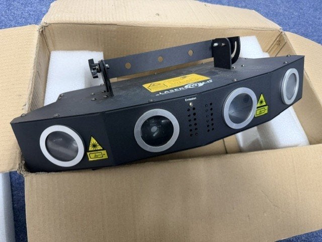 Laserworld EL-900RGB Show Laser, Ophalen of Verzenden, Zo goed als nieuw, Laser, Geluidgestuurd