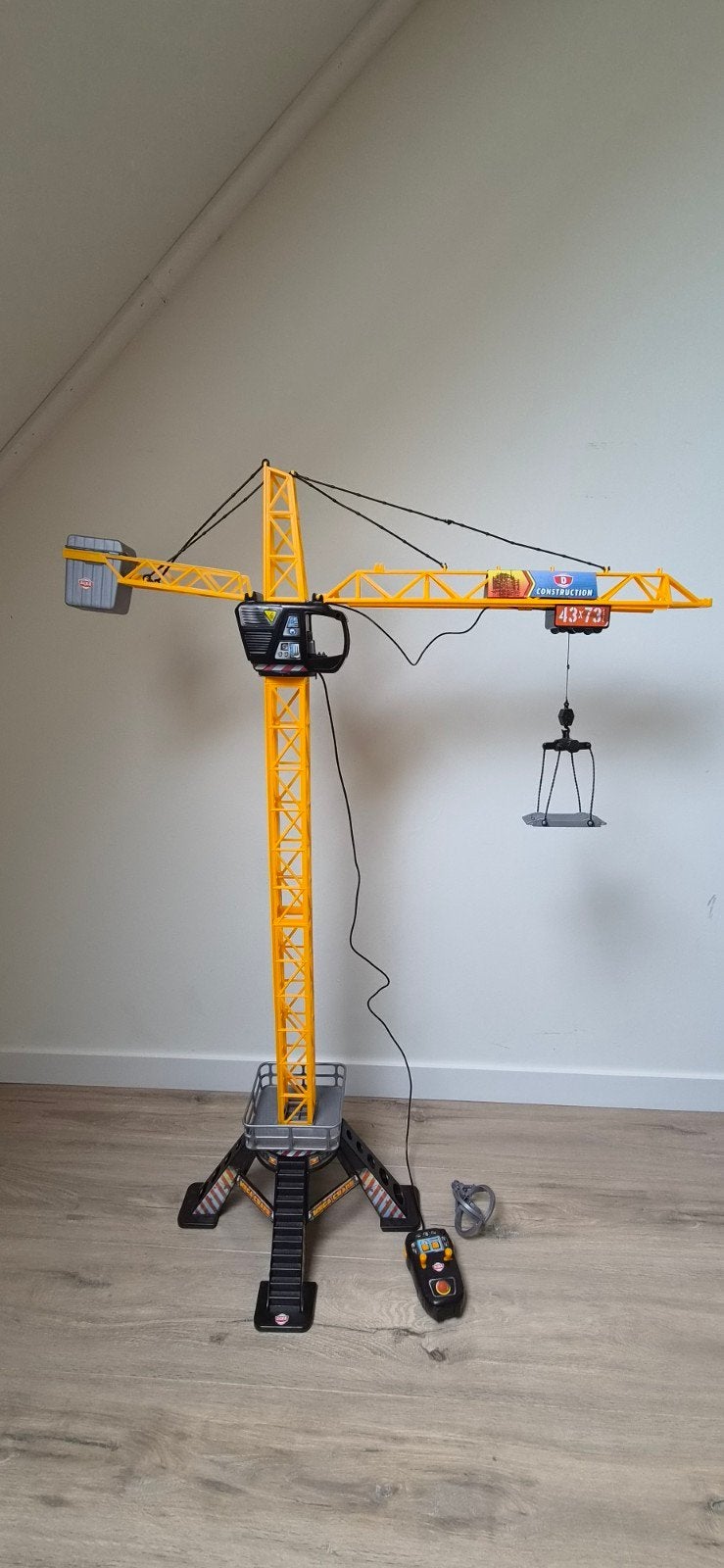 Dickie Toys Mega Hijskraan met afstandsbediening, Kinderen en Baby's, Ophalen, Gebruikt, Jongen of Meisje