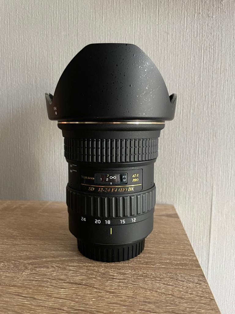 Tokina (Canon) 12-24mm AT-X Pro groothoeklens (ALS NIEUW), Ophalen, Zo goed als nieuw, Groothoeklens, Zoom