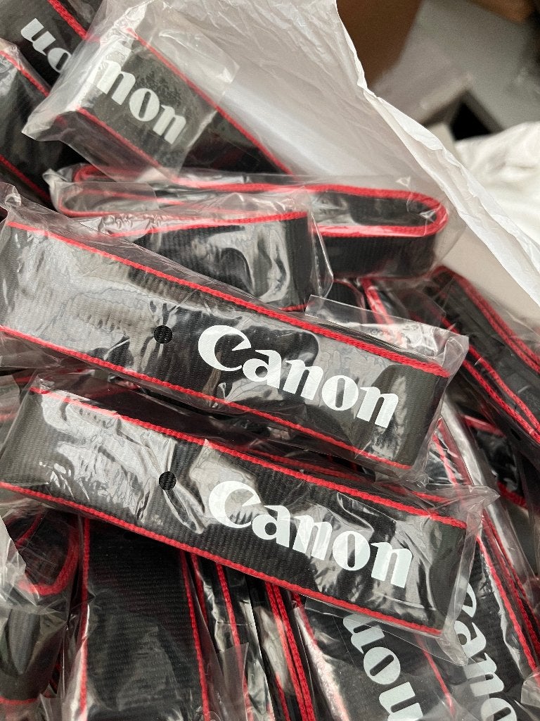Partij Canon strap banden draagriemen, Audio, Tv en Foto, Fotografie | Fototassen, Canon, Overige typen, Nieuw, Ophalen of Verzenden