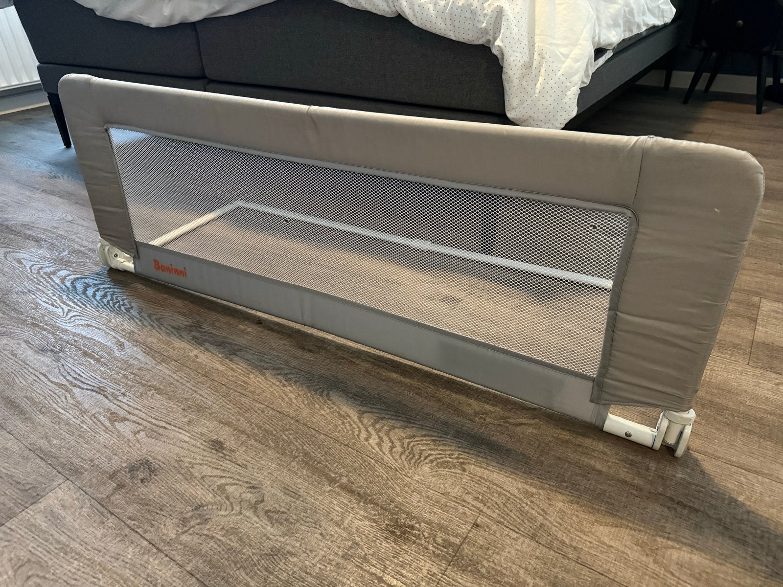 Baninni bedhek grijs - Veiligheid voor kinderbed, Kinderen en Baby's, Ophalen, Gebruikt, Minder dan 140 cm, Matras