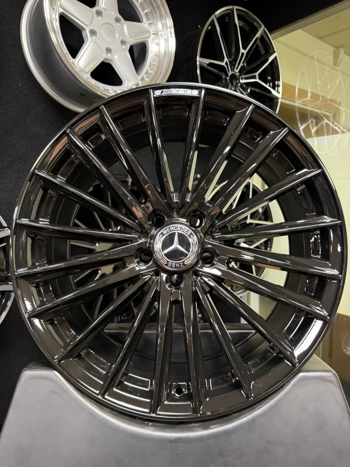 19 inch velgen voor Mercedes AMG look 5x112 A B C CLA KLASSE, 19 inch, Velg(en), Nieuw, Ophalen of Verzenden