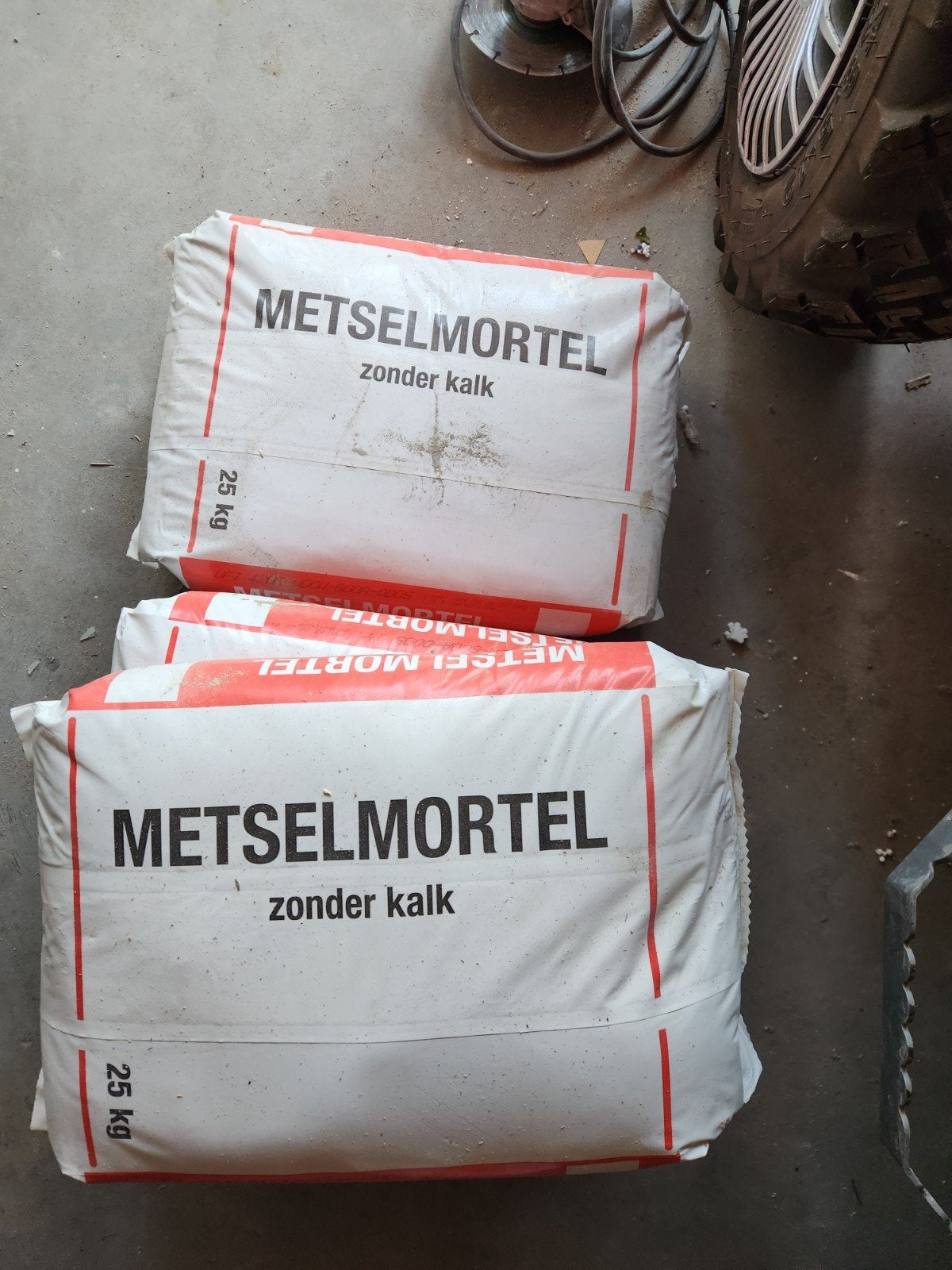 6 zakken metselmortel, Ophalen, Nieuw, Overige typen