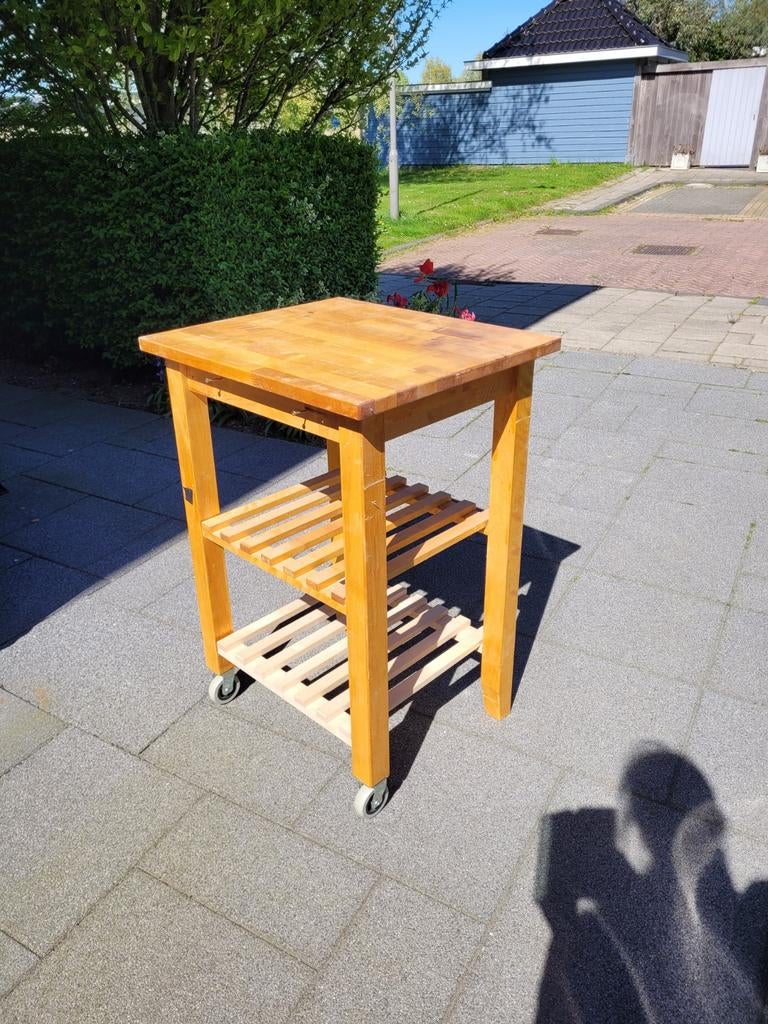 Verrijdbaar keukenblok/keukentrolley van IKEA, Ophalen, Gebruikt