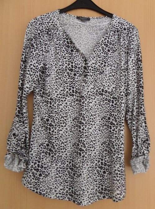 Cool shirt van de Primark met leuke details maat 36/38, Maat 38/40 (M), Wit, Ophalen of Verzenden, Zo goed als nieuw
