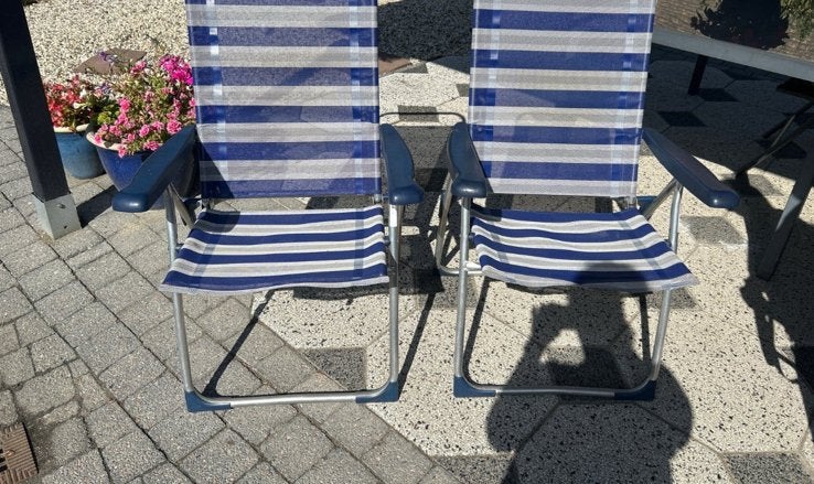 Set van 2 Crespo campingstoelen, Ophalen, Zo goed als nieuw, Campingstoel