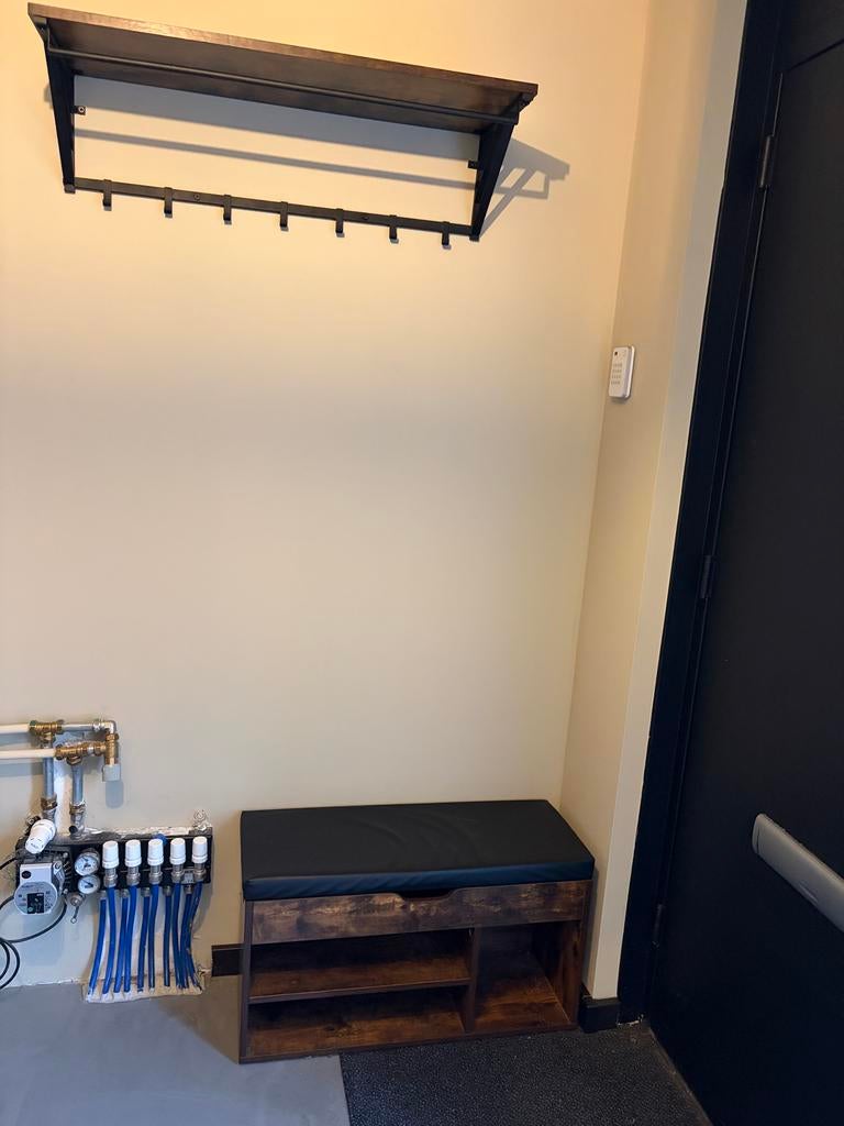 ACAZA Kapstok & Bobbel Home Schoenbank - Bruin Zwart, Huis en Inrichting, Woonaccessoires | Kapstokken, Zo goed als nieuw, Minder dan 100 cm