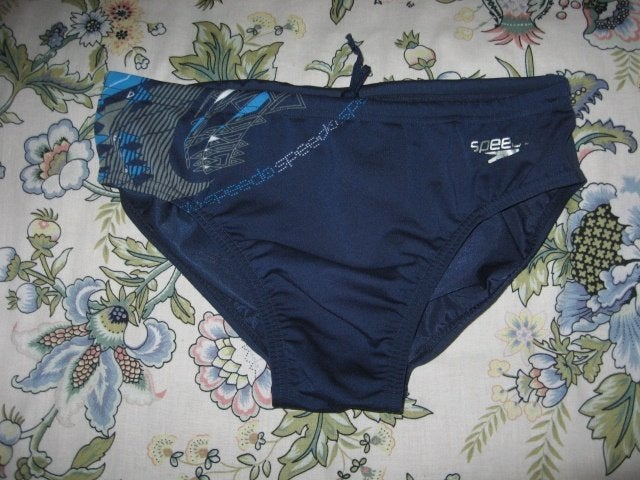 Te koop heren vintage  zwemslip, Verzenden, Blauw, Speedo, Zwemslip