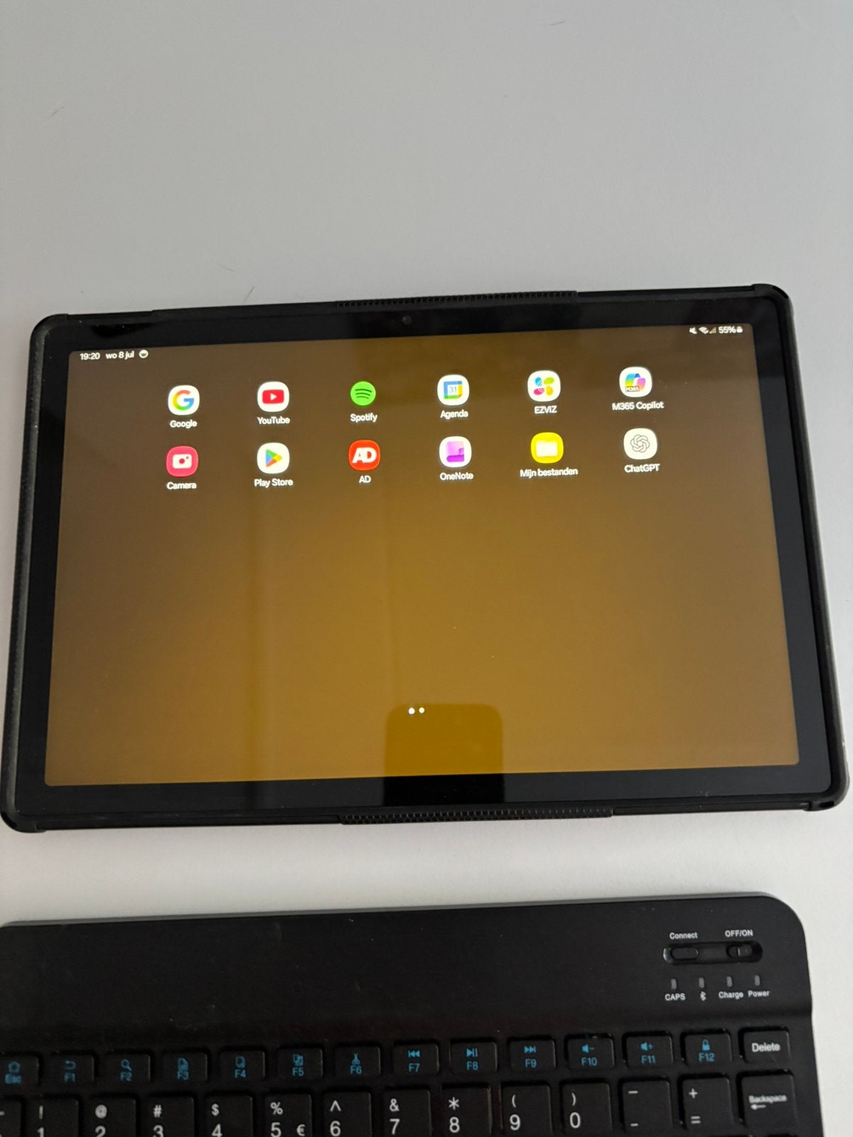 Samsung Tab A8 5G met hoes en toetsenbord., Computers en Software, Android Tablets, Ophalen, 11 inch, Zo goed als nieuw, 128 GB
