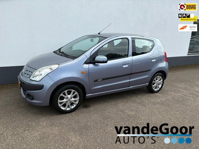 Nissan Pixo 1.0 Acenta, '10, 5-drs, airco, met een nieuwe ap, Auto's, Nissan, Voorwielaandrijving, Euro 5, Stof, Gebruikt