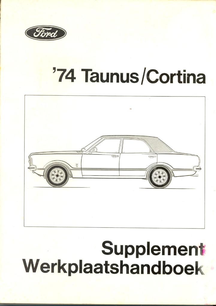 Ford Taunus Cortina Origineel Werkplaatshandboek, Ford, Ophalen of Verzenden, Zo goed als nieuw, Ford Motor Company