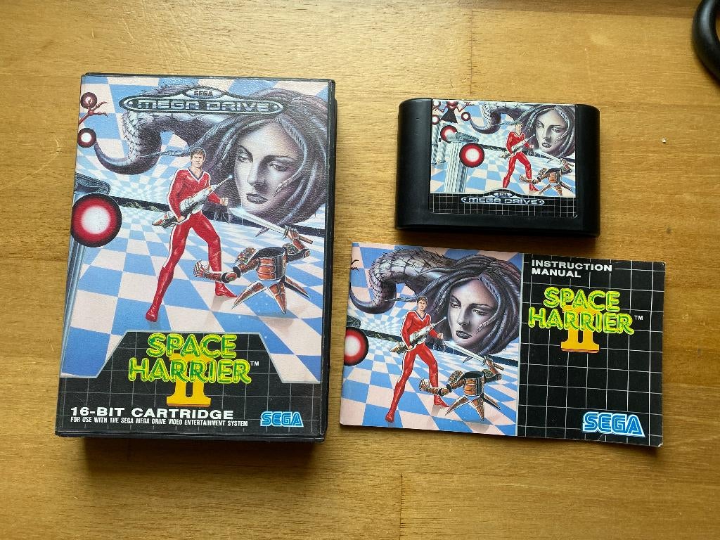 Space harrier II sega mega drive, 1 speler, Racen en Vliegen, Ophalen of Verzenden, Zo goed als nieuw