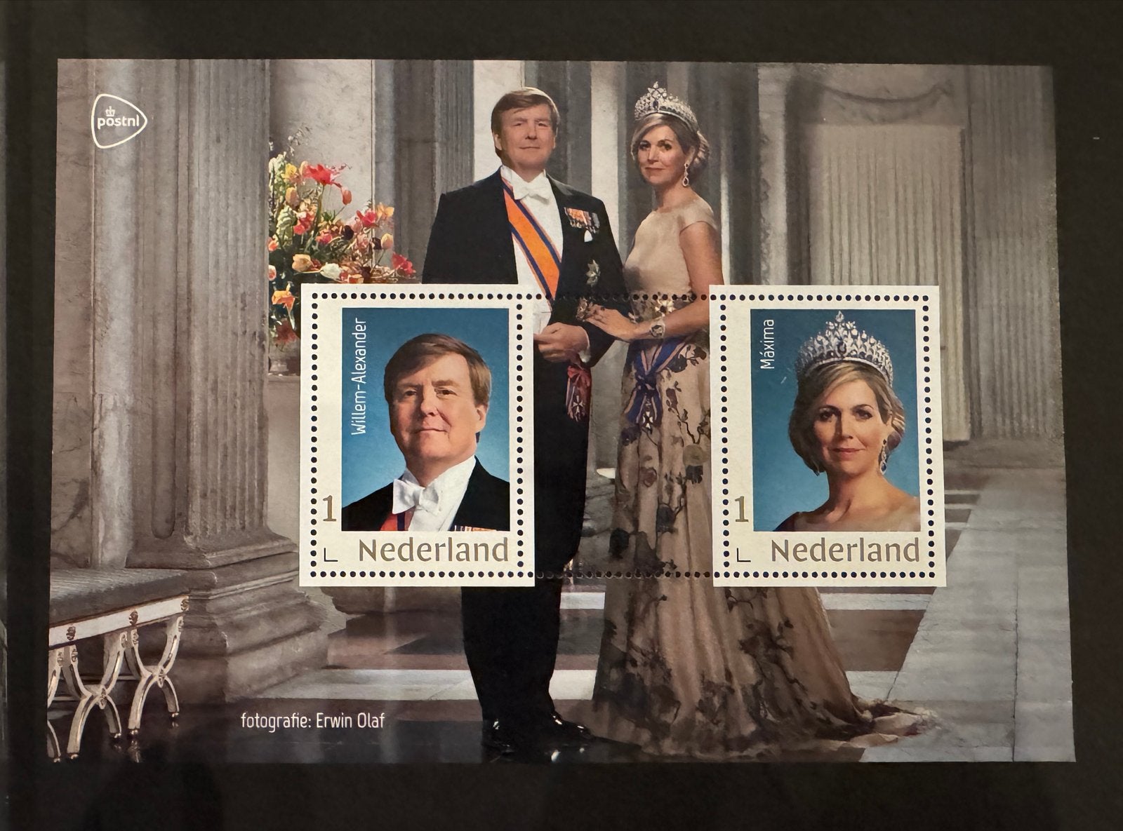 Postzegelvel Willem-Alexander & Máxima - PostNL, Ophalen, Na 1940, Postfris