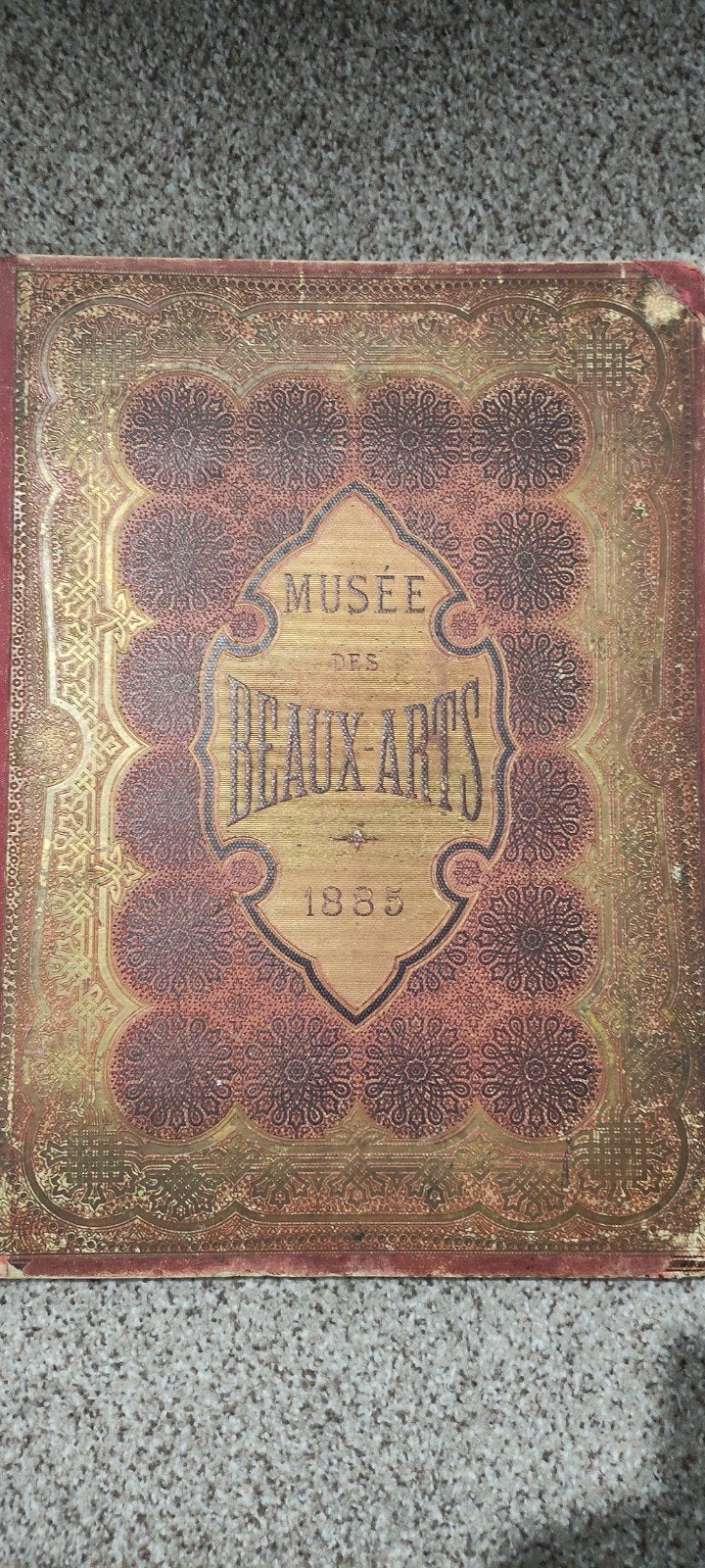 Antiek Frans boek - Musée des Beaux-Arts - 1885, Boeken, Ophalen of Verzenden, Gelezen, Overige onderwerpen, Onbekend
