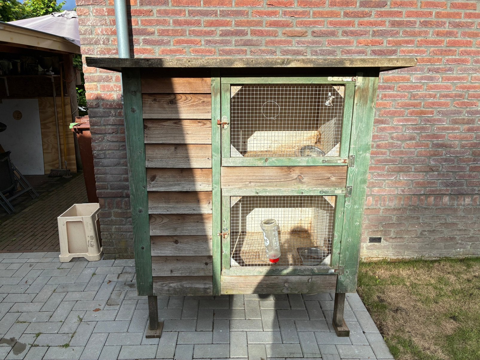 Dubbel konijnenhok, Ophalen, Gebruikt, Overige typen