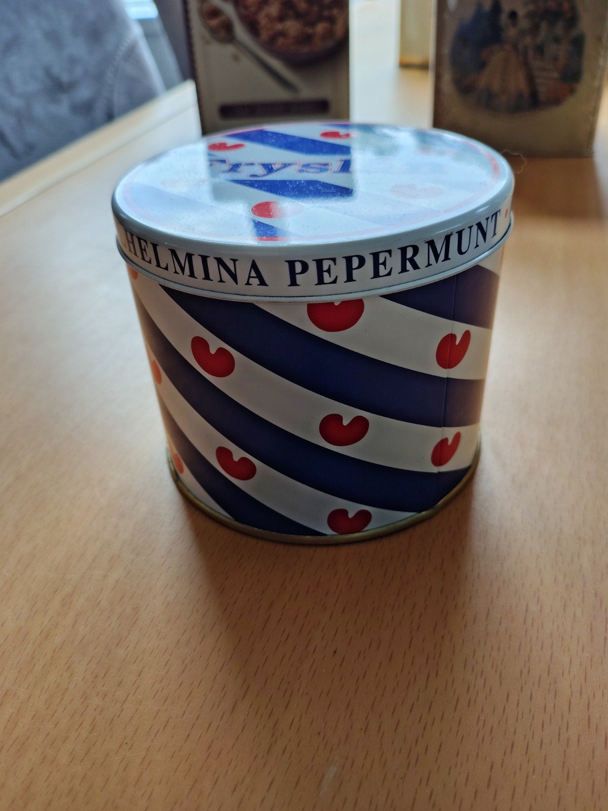 Vintage blik 'Fryslân' - Wilhelmina Pepermunt, Ophalen of Verzenden