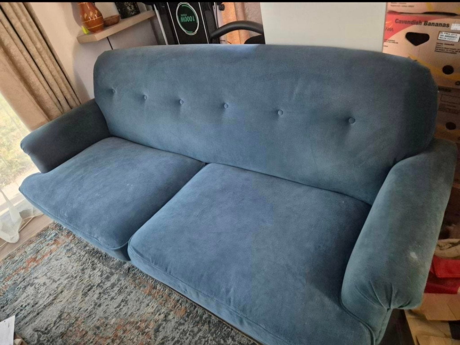 mooie bank ikea, Ophalen, Driepersoons, 75 tot 100 cm, Zo goed als nieuw