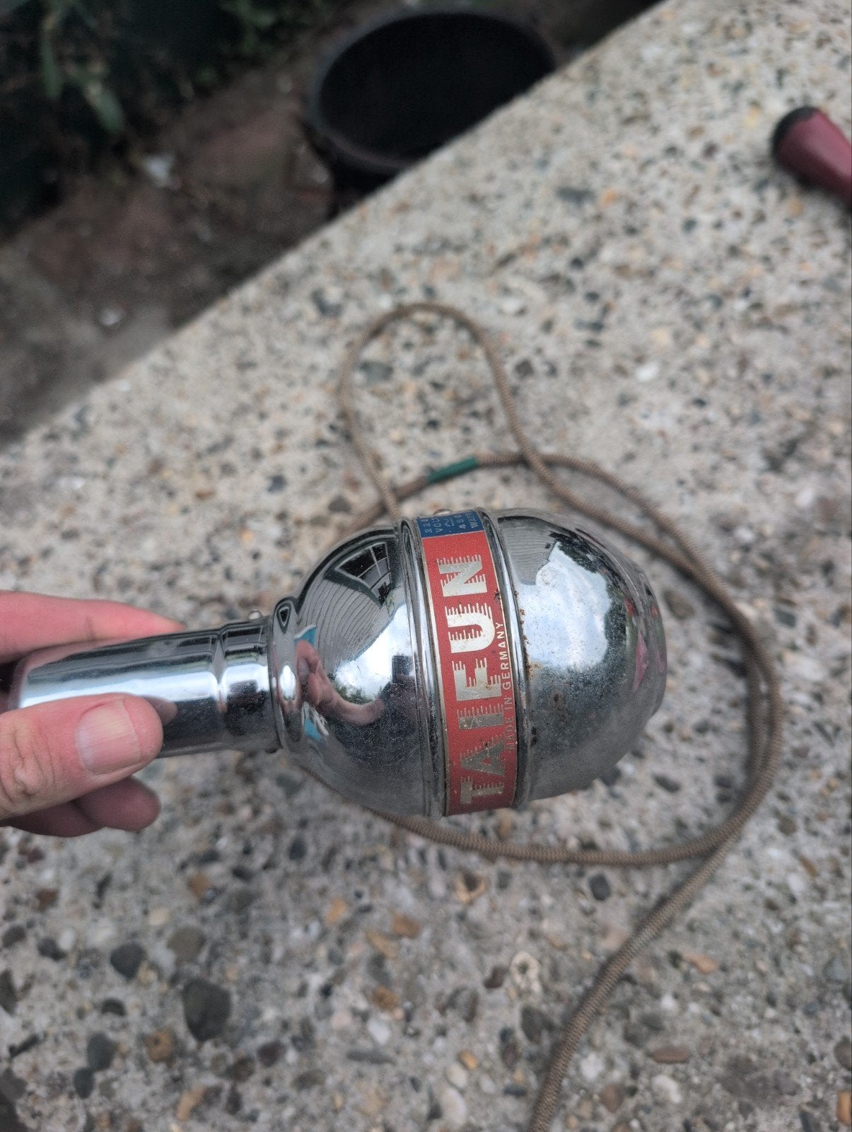 Vintage Fön haardroger - Made in Germany, Ophalen of Verzenden, Gebruikt, Haarverzorging