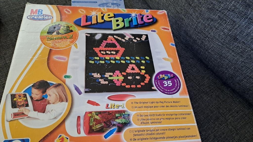lite brite, Ophalen of Verzenden, Gebruikt, Ontdekken, Met licht