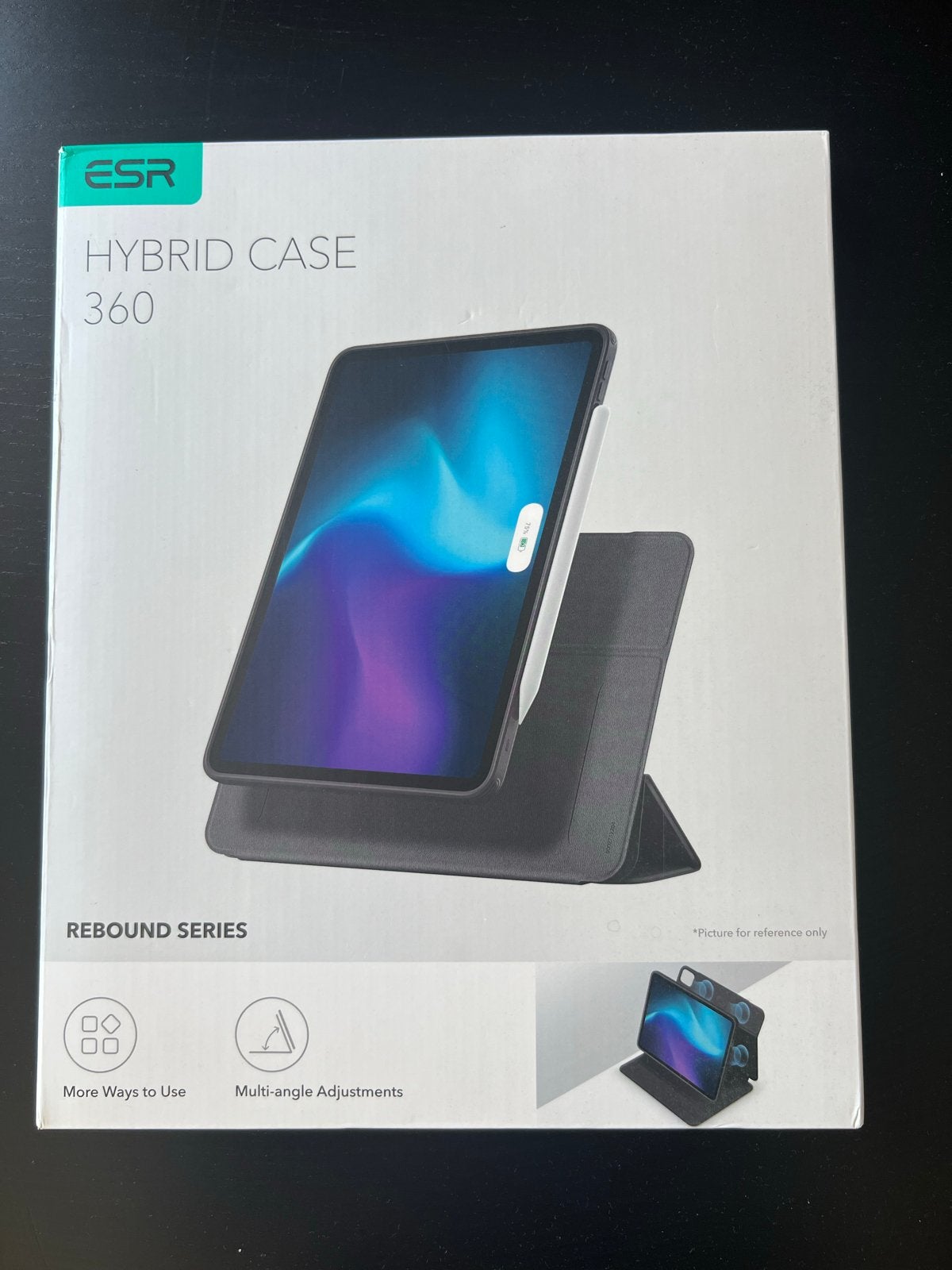 ESR Hybrid Case 360 voor iPad Pro 13 inch 2025, Ophalen, 13 inch of meer, Bescherming voor- en achterkant, Zo goed als nieuw