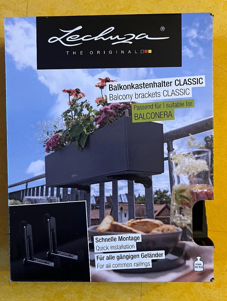 Lechuza balkonhaken (7 dozen), Kunststof, Minder dan 30 cm, Balkon, Minder dan 60 cm