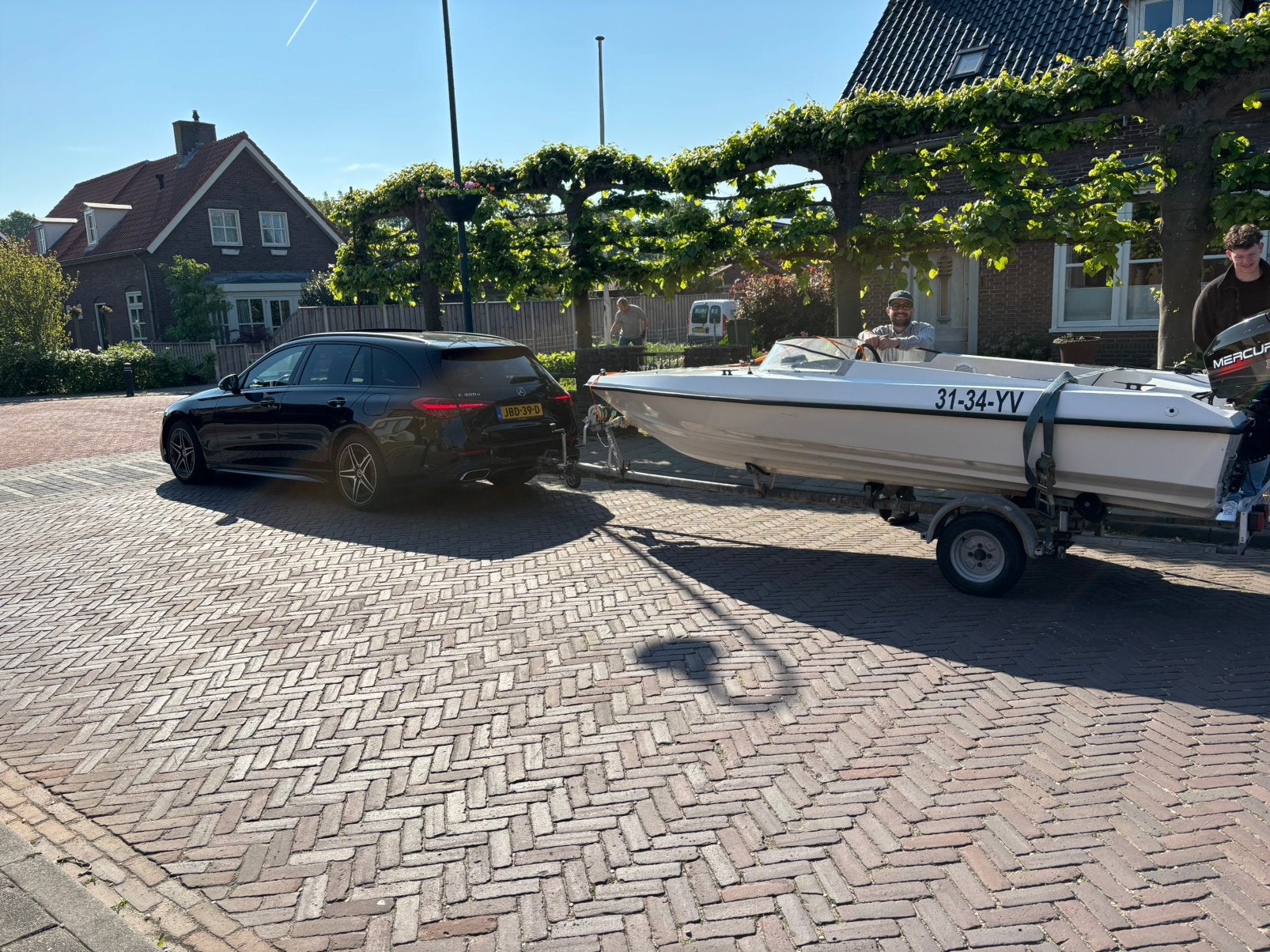 speedboot met Mercury 30pk 2takt en trailer, Watersport en Boten, Ophalen of Verzenden, Gebruikt