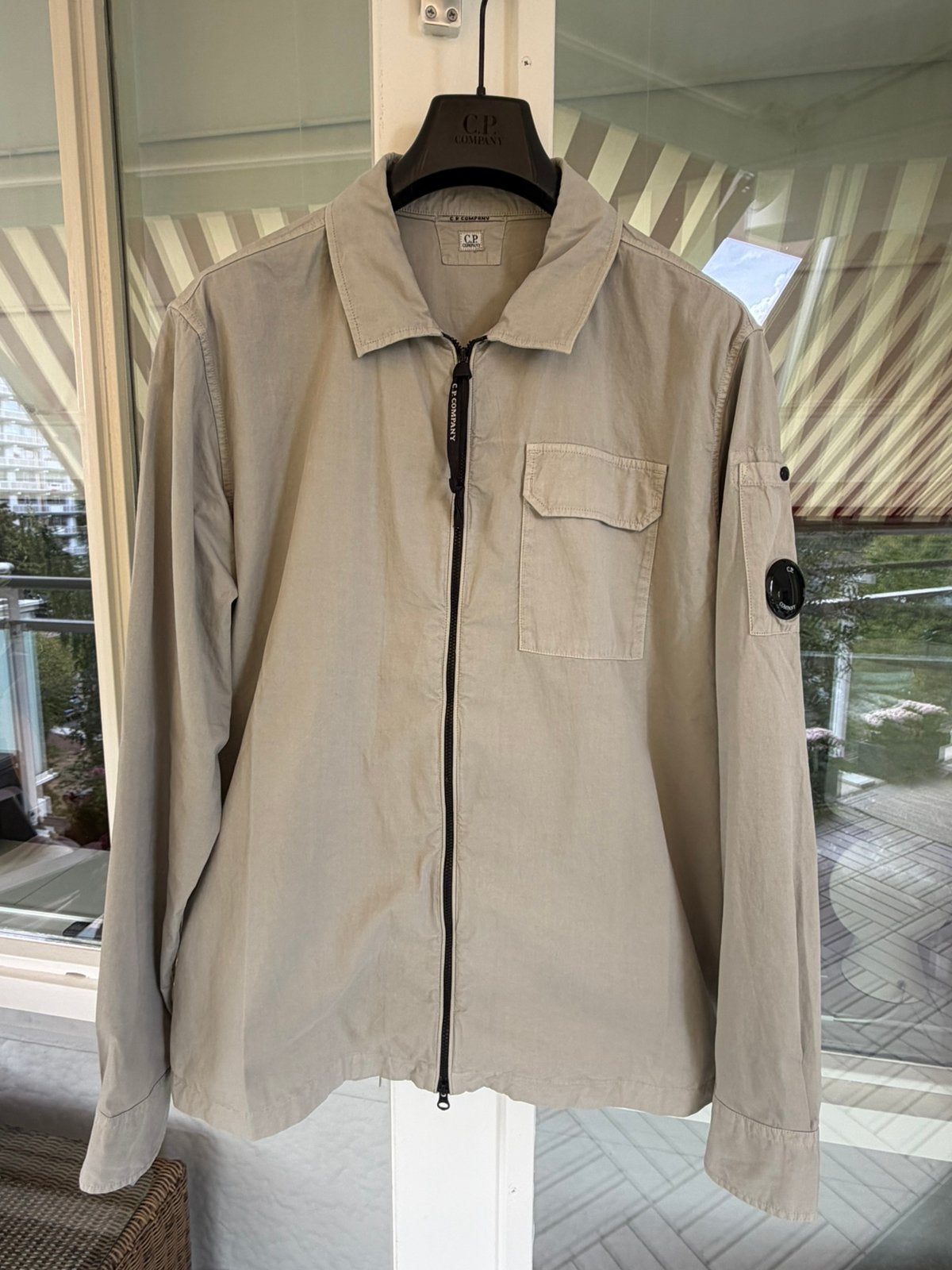 C.P. Company Cotton Overshirt - Size L (NEW), Ophalen of Verzenden, Nieuw, Maat 52/54 (L), Grijs