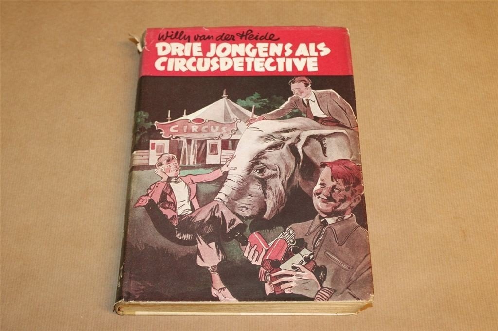 3 Jongens Circusdetective — vd Heide, Bob Evers 1e dr 1952, Boeken, Ophalen of Verzenden, Gelezen
