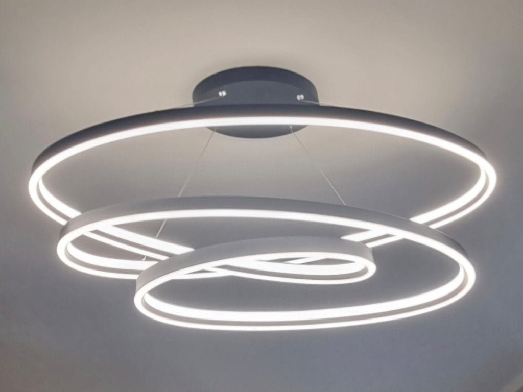 design hanglamp / moderne spiraal kroonluchter, Ophalen, Gebruikt, Modern