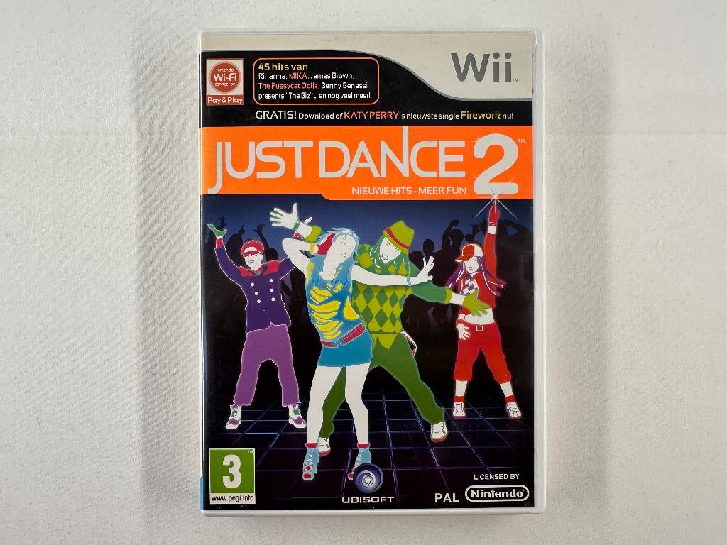Just Dance 2 Nintendo Wii, Nintendo, Muziek, Gebruikt, Onbekend