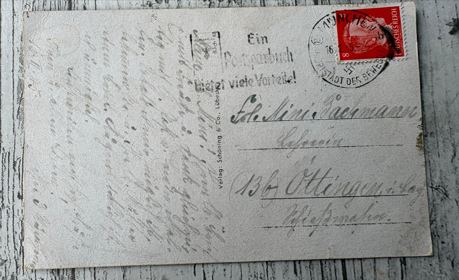 Saalachsee Reichenhall Duitsland 1945, Ophalen of Verzenden, 1940 tot 1960, Gelopen, Duitsland