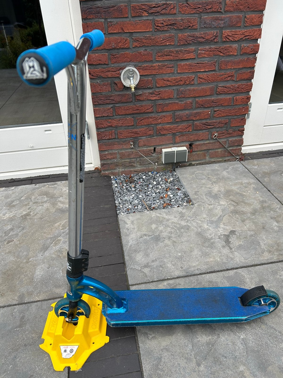 Stuntstep MGP (Madd Gear Pro) - Blauw/Chroom, Ophalen, Gebruikt, Gewone step